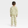 Toddler Boys' Halloween Fleece Sweatshirt and Pants Set - Cat & Jack™ Olive 2T - 2 of 4