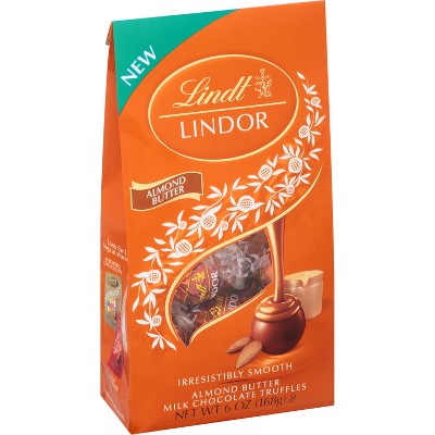 Lindt LINDOR Almond Butter Milk Chocolate Truffles Bag - 6.0oz