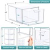 Sorbus 3 pack Stackable Acrylic Drawers - Versatile, Space-Saving Storage Solution for Home, Kitchen, and Bathroom - image 3 of 4