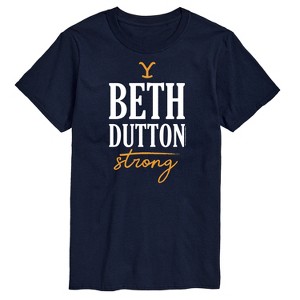 Men's - Yellowstone - Beth Dutton Strong Short Sleeve Graphic T-Shirt - 1 of 4