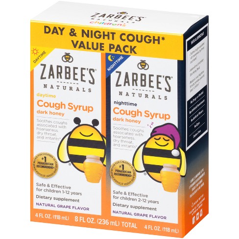 Zarbee S Naturals Children S Daytime Nighttime Cough Syrup