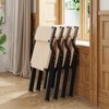 PAGED Wood Folding Dining Chairs Set of 2, Modern Portable Living Room Chair with Woven Seat and Webbing Back for Kitchen, Dining Room - 4 of 4