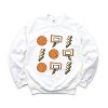 Simply Sage Market Women's Graphic Sweatshirt Basketball Collage - 3 of 4