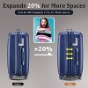 Kumasinova Premium PP Hardshell Suitcase Sets,4 Pcs Expandable Lightweight Spinner Luggage with TSA Lock,Airline-Approved,14/20/24/28" - 4 of 4