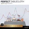 Plastic Tablecloth Disposable, Tablecloths for Rectangle Tables 54 inch. x 108 inch. Fits Tables Up to 8 Feet, Table Cloth for Party - SparkSettings - 4 of 4