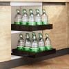 Expandable Pull Out Cabinet Organizer 12.6", Heavy Duty Slide Out Drawer with Adhesive, Kitchen Pantry Bathroom Storage - 4 of 4
