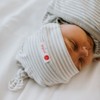 embe Newborn Long Sleeve Swaddle Sack and Top Knot Hat Set (0-3 months) - 2 of 2