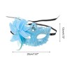 Unique Bargains Lily Princess Half Face Party Mask 1 Pc - 2 of 4
