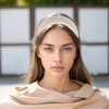 Unique Bargains Grid Wide-brimmed Headband 1 Pc - 2 of 4