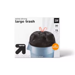 Extra-Strong Large Drawstring Trash Bags - 30 Gallon - up & up™