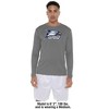 Georgia Southern University Adult Sport Long Sleeve Shirt Primary Logo, Black - 3 of 4