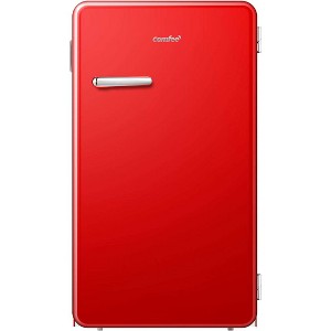 Comfee 3.3 Cu. Ft. Mini Refrigerator, Freezerless Design, Energy Star, Red - 1 of 4