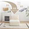 Sapphtopaz Modern Couches for Living Room with Memory Foam Upholstered Sectional Sofa with Corduroy Fabric Deep Loveseat for Living Room - 4 of 4