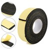 Unique Bargains Weather Stripping Tape Foam Insulation Single Side Adhesive 15ft x 2" x 1/5" Black 1PC - 2 of 4