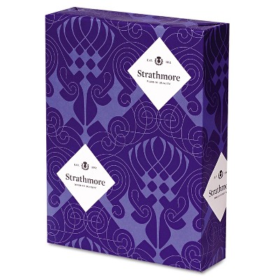 Strathmore Premium Business Stationery 24lb 8 1/2 x 11 Bright White 500 Sheets 190004