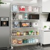 Dolonm 6-Tier Heavy Duty Corner Shelf, Adjustable Metal Rack ,Storage Display Chrome Rack, for Bathroom/Kitchen/Office - 3 of 4
