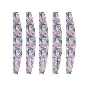 Unique Bargains Half-moon HD-001 Nail Files 5 Pcs - 1 of 4