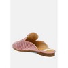 Ouzini Velvet Textured Slip On Mules - 3 of 4