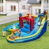 Costway Inflatable Water Park Kids Blow up Water Slide with Splash Pool Water Cannon - 2 of 4