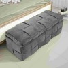 CAVINAS Storage Bench for Bedroom,Velvet Storage Ottoman Bench with Safety Hinge for Living Room,Bedroom,Beige/Black/Green/Orange/Dark Gray - 2 of 4