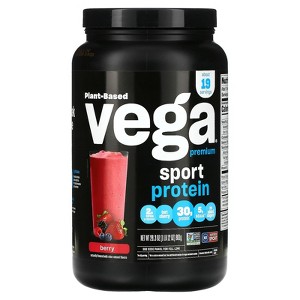 Vega Sport, Plant-Based Premium Protein, Berry, 1 lb 12 oz  (801 g) - 1 of 2
