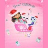 Gabby's Dollhouse Meowy Christmas Toddler Girl's Raglan Pajama Nightgown Pink - 3 of 4