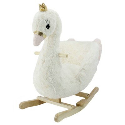 Soft Landing Joyrides Swan Children's Rocker