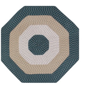 Country Stripe Collection 100% Polypropylene Reversible Indoor Area Utility Rug - Better Trends - 1 of 4