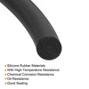 Unique Bargains Dustproof Sealing Solid Silicone Rubber Foam Insulation Strips - 3 of 4