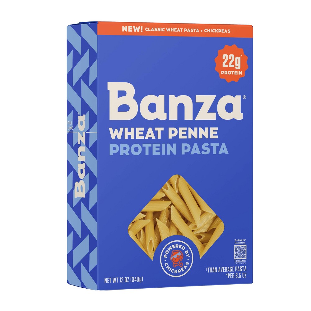 Banza Wheat Protein Penne Pasta - 12oz