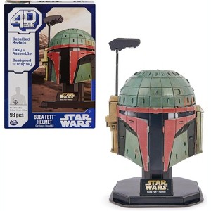4D Build, Star Wars Boba Fett 3D Cardstock Model Kit 93 Pcs | Star Wars Toys Desk Decor & Building Toys | Paper Model Kits for Adults & Teens 12+ - 1 of 4
