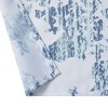 Piña & Sardinia Home Abstract Floral Watercolor Blue And White Fabric Shower Curtain - Standard Size - 4 of 4