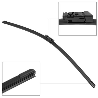 X-Autohaux Rubber for Toyota Sienta 15-19 Windshield Wipers 26"+14" Black 2 Pcs