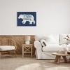 Stupell Industries Blue Floral Papa Bear Framed Giclee Art - 2 of 4