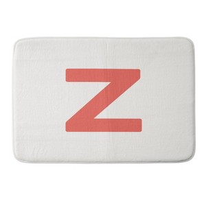 Deny Designs April Lane Art Block Monogram Memory Foam Bath Mat - 1 of 4
