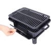 VisioGear Outdoor Oval Grill Outdoor, Portable Grill with Tabletop Skillet for Camping, Black, 19.6"*10.6"*8.2" - 4 of 4