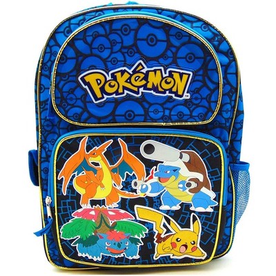 Fashion Accessory Bazaar LLC Pokemon Large Blue 16 Inch Backpack