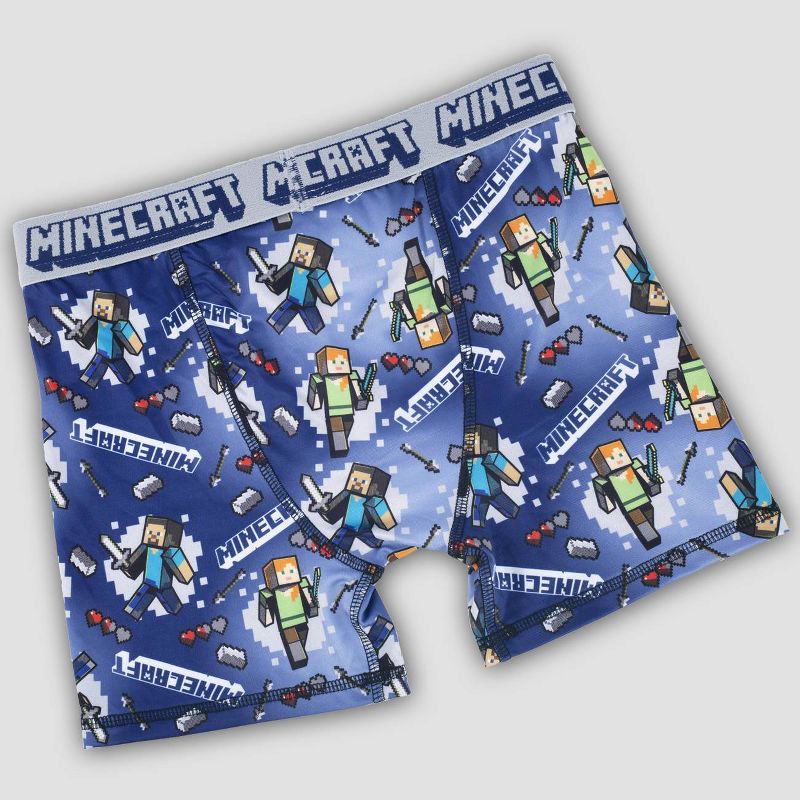 Boys' Minecraft 4pk Underwear, 3 of 6