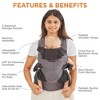 Contours Journey 5 Position Baby Carrier - Dark Gray - 4 of 4