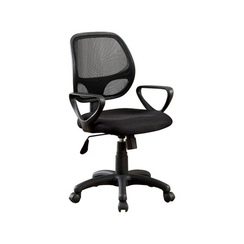 Diamond Stitch And Adjustable Height Office Chair Black - Benzara : Target