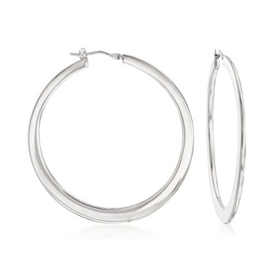 Ross-Simons Italian Sterling Silver Large Hoop Earrings