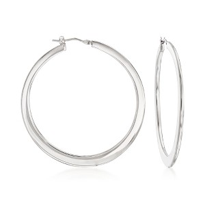 Ross-Simons Italian Sterling Silver Large Hoop Earrings - 1 of 4