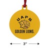 Arkansas at Pine Bluff Golden Lions Aluminum Holiday Christmas Tree Ornament - 3 of 4