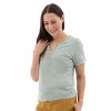 Aventura Clothing Women's Kateri Short Sleeve Top - 4 of 4