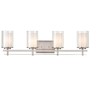 Millennium Lighting Huderson 4 - Light Vanity in  Brushed Nickel - 1 of 1