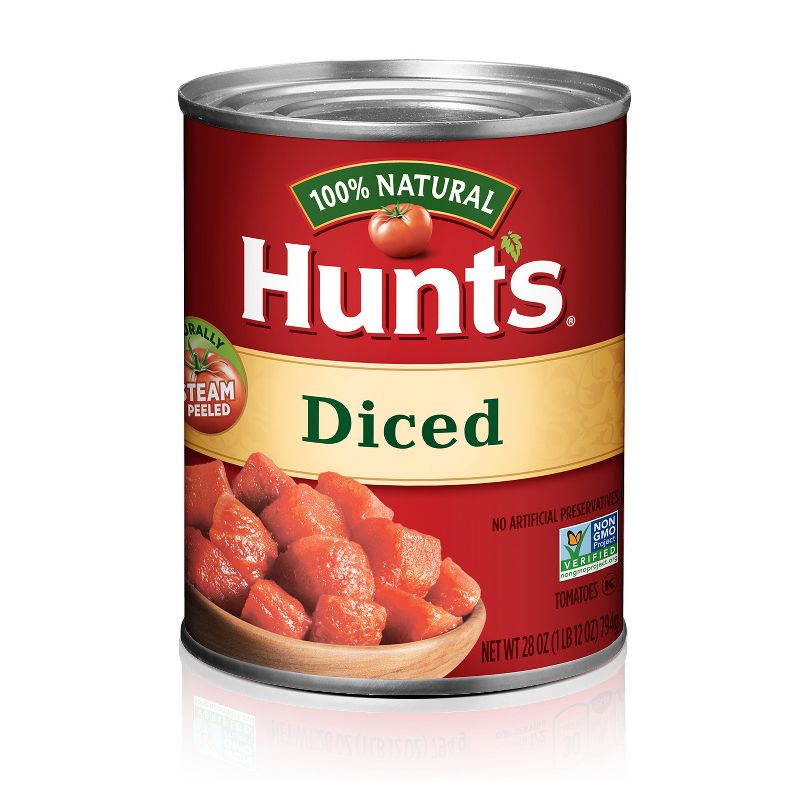 Hunt&#39;s 100% Natural Diced Tomatoes - 28oz, 3 of 6