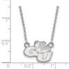 Black Bow Jewelry Sterling Silver Gonzaga Bulldogs NCAA Necklace 18 Inch - image 2 of 4