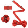 Elerevyo Men's Pre-tied Formal Satin Solid Color Formal Tuxedo Bow Ties - 2 of 4