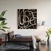 Nadja Modern Minimalist One Line Art Wood Wall Mural - society6 - 2 of 2