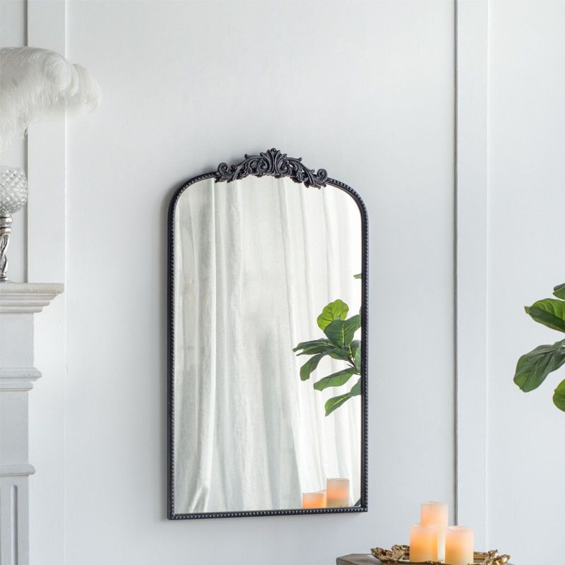 Cerys Anthropologie Wall Mirror,Baroque Inspired Wall Decor Mirror,Arch Mirror with Rectangular Gleaming Primrose Framed Mirror-The Pop Home, 2 of 8